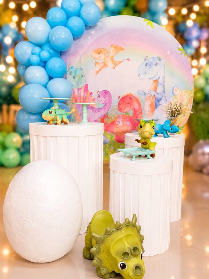 Festa Dinossauros - detalhes